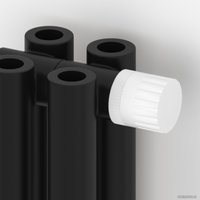 Стальной трубчатый радиатор Сунержа Эстет-00 EU50 1800х270 6 секций (матовый черный)