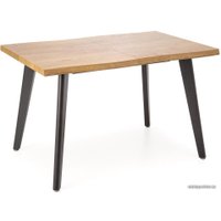 Кухонный стол Halmar Dickson 2 150-210/90x75 (натуральный/черный)