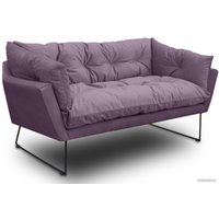 Диван Brioli Анико двухместный (V6/лиловый)