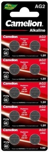 

Батарейка Camelion АG2-BP10 Mercury Free 12810