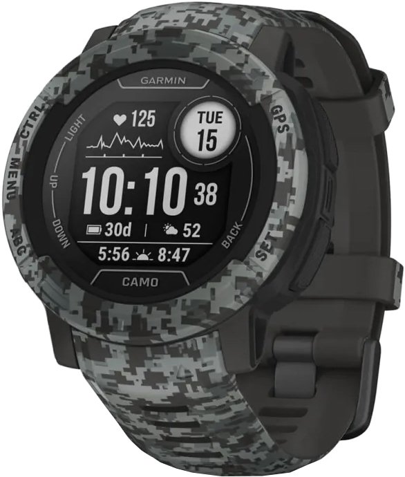 

Умные часы Garmin Instinct 2 Camo Edition (темно-серый камуфляж)