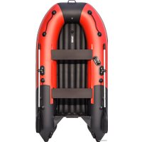 Моторно-килевая лодка Ривьера Компакт 2900 НДНД (комби красный/черный)