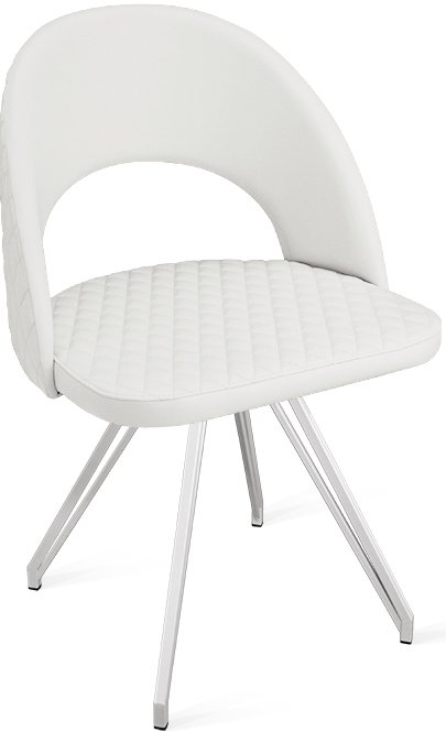 

Стул Трия Гэтсби К4 (белый матовый/кожзам Polo White)