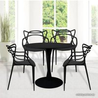 Кухонный стол Bradex Tulip FR 0223 (черный)