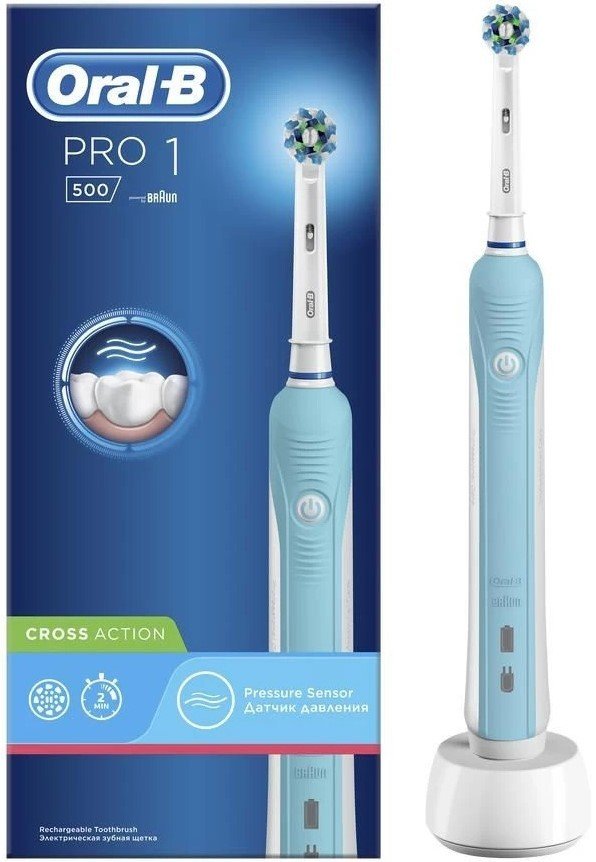 

Электрическая зубная щетка Oral-B Pro 1 500 Cross Action D16.513.1U