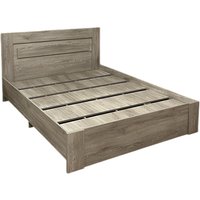 Кровать Поставымебель 165x207.7x99.9 КМС-Е-02 (дуб скандинавский)