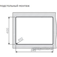 Кухонная мойка Omoikiri Taki 58-2-U/IF IN-R