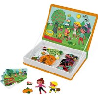 Развивающая игра Janod Книга-игра Времена года Магнитная J02721