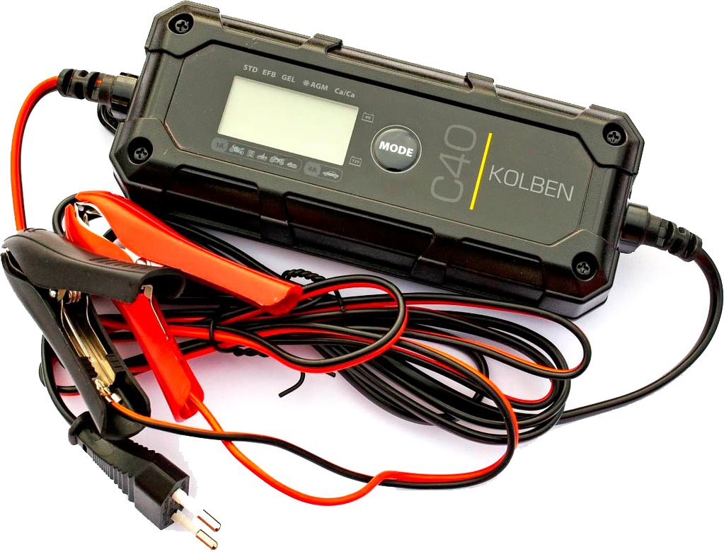 

Зарядное устройство Battery Service Kolben 6/12В 1А/4А KB-C40