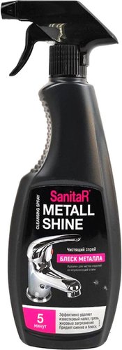 Средство для сантехники SanitaR Блеск металла кислотное 500 мл