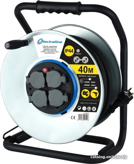 Удлинитель на катушке Electraline 49210 40м