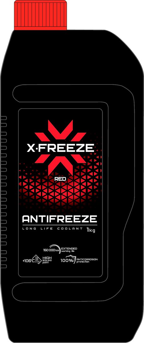 

Антифриз X-Freeze Red G11 1 кг