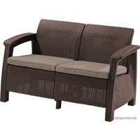 Садовый диван Keter Corfu Love Seat (коричневый) в Бресте