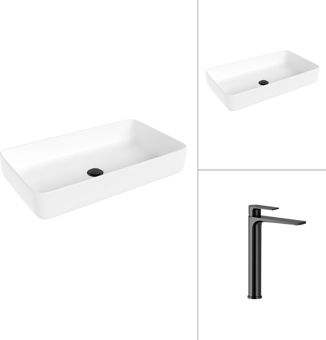 

Умывальник Lauter 21487-60 + Reef 21CK8678BS