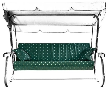 

Чехол для сидения МебельСад для матрасов садовых качелей с121 027.711 (зеленый)