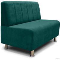 Диван Brioli Руди П двухместный (V10-бирюзовый)