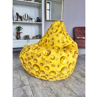 Кресло-мешок Flagman Груша Макси Г2.5-224 Smailiki 01 (желтый)
