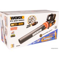 Ручная воздуходувка Worx WG584E (с 2-мя АКБ)
