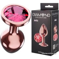 Анальная пробка Lola Toys Diamond Ruby Shine S 4024-01lola (розовое золото)