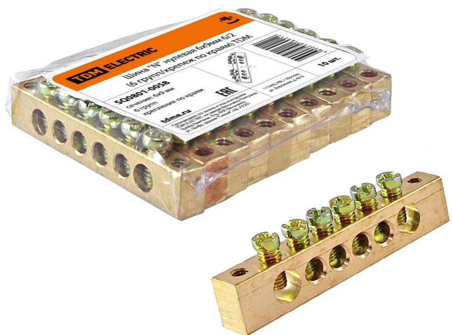 

Нулевая шина TDM Electric SQ0801-0058