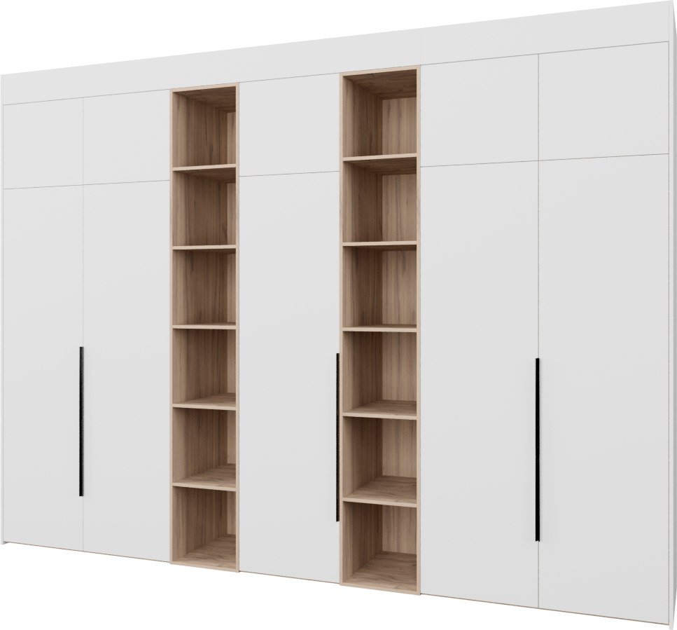 

Шкаф распашной Рэйгрупп Рэй S245-В17-1-EBЕ В17-1 (дуб элисон/белый премиум)