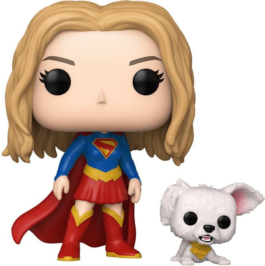 Фигурка Funko POP! Heroes. Supergirl With Puppy Krypto Fun90801