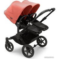 Универсальная коляска Bugaboo Donkey 5 Twin (Black/Black/Sunrise Red)