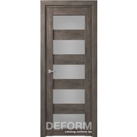 Межкомнатная дверь Юркас Deform D12 ДО 90x200 (дуб шале графит/мателюкс)
