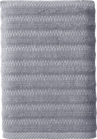 Полотенце Verossa Wave&pixels 70x140 (графит/белый)