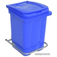 Контейнер для мусора Razak Plast с педалью 60 л (синий)