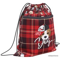 Мешок для обуви Erich Krause 50x41 Cute Dog (с карманом на молнии)