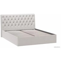 Кровать Трия Скарлет универсальная тип 1 с ПМ и заглушиной 160x200 (велюр бежевый)