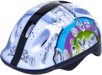 Cпортивный шлем Atemi AKH06GM (M, зверушки)