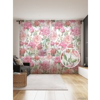 Комплект штор JoyArty Теплые оттенки роз 1.45x2.65 м tul_13889_145x265 (2 шт)