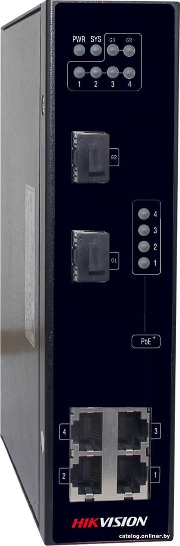 Неуправляемый коммутатор Hikvision DS-3T0306P