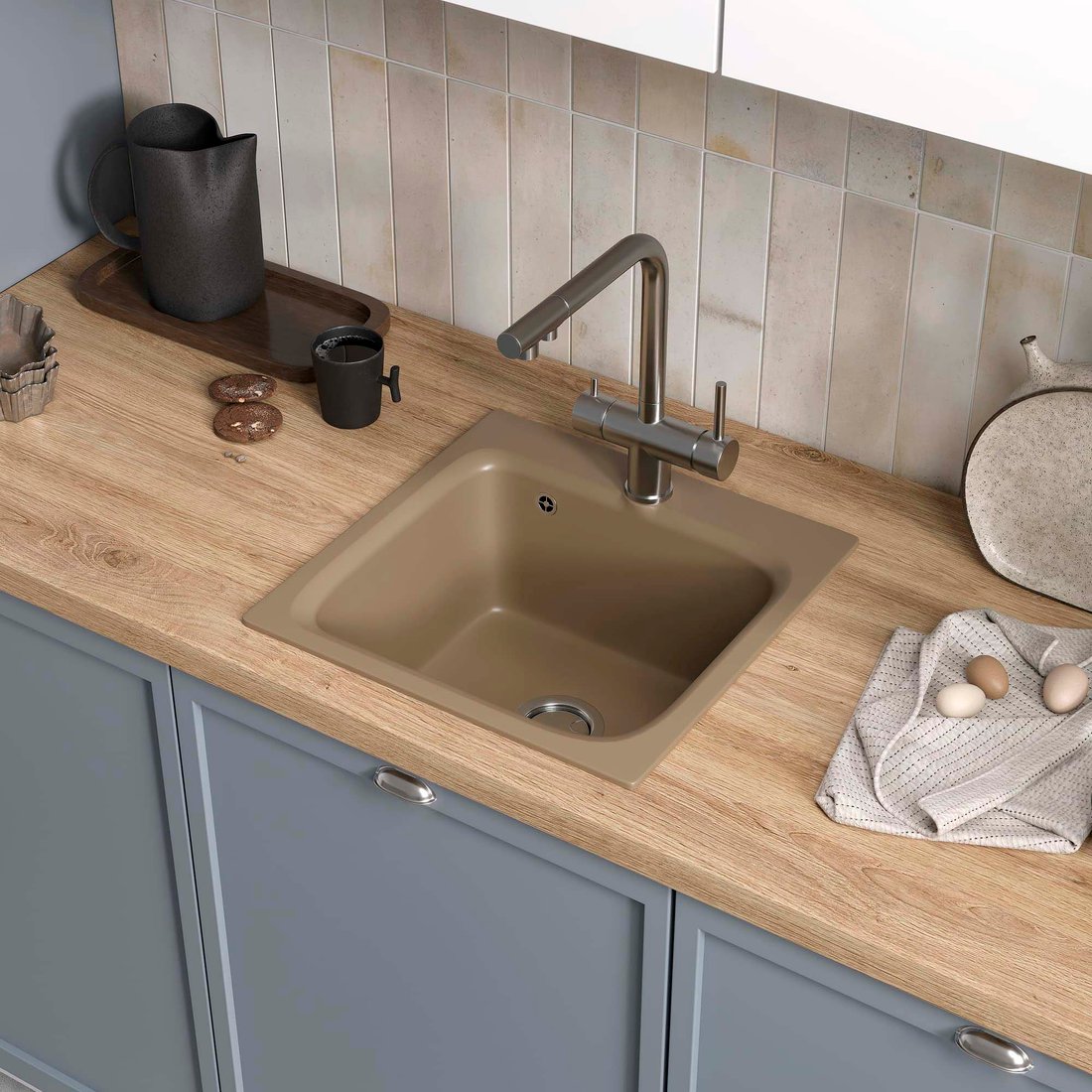 

Кухонная мойка Reflexion Base RX0743SD