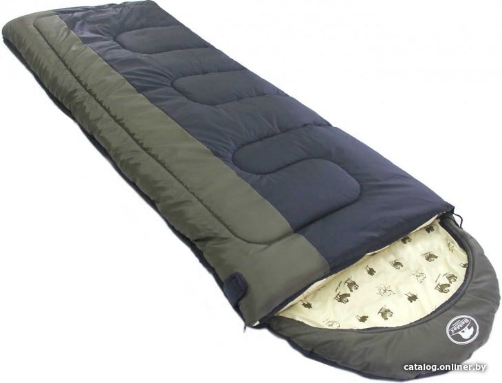 Спальный мешок BalMax Аляска Camping Plus -5 (хаки, левая молния)