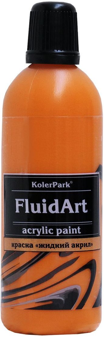 

Акриловая краска KolerPark Fluid Art Жидкий акрил (оранжевый, 80 мл)