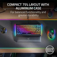Клавиатура Razer BlackWidow V4 75% (черный, нет кириллицы)
