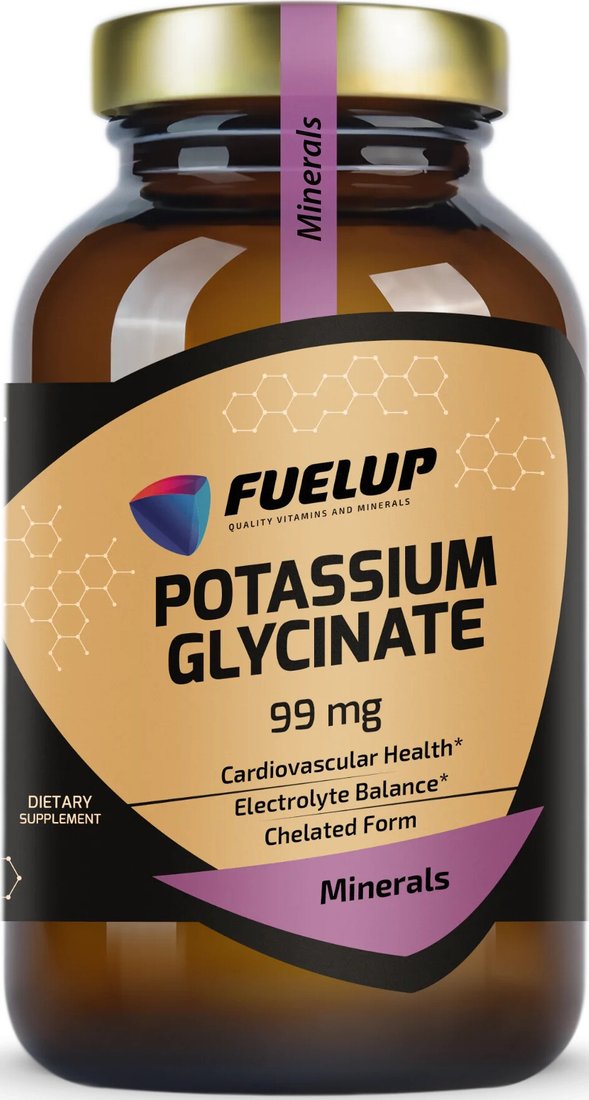 

БАД FuelUp Potassium Glycinate 99 мг (120 veg капсул)