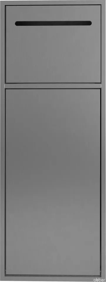 Abber Полка для ванной Nischen AN3008BST (сталь брашированная)