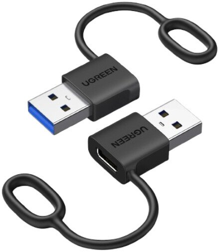 

Адаптер Ugreen LS502 65332 USB Type-C - USB Type-A (2 шт)