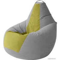 Кресло-мешок Kreslomeshki Груша Kombo XXXL GKV-145x100-SO (сталь/оливка) в Барановичах