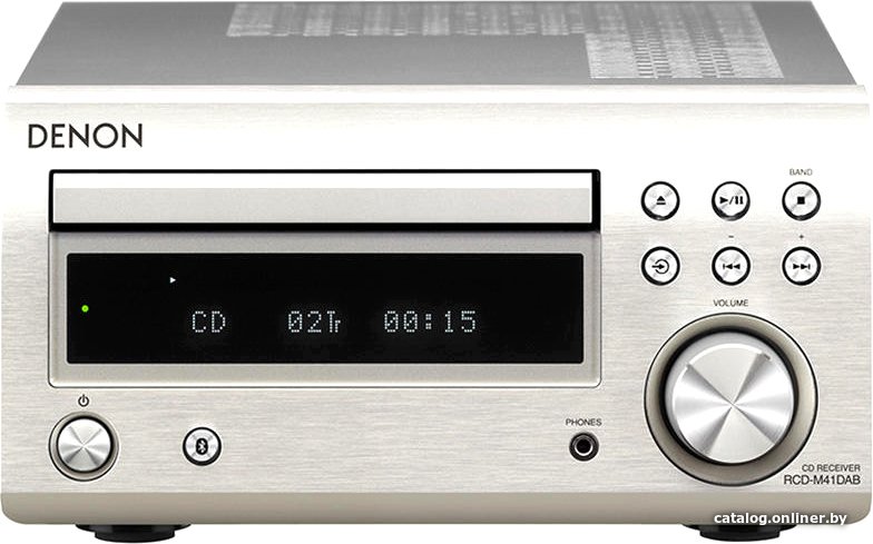 CD-проигрыватель Denon RCD-M41 DAB+ (серебристый)