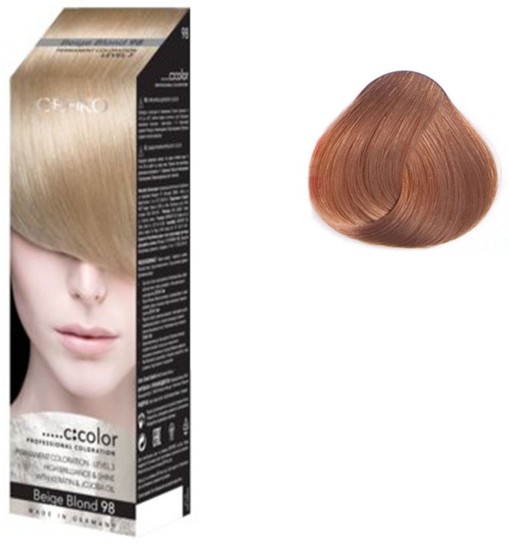 

Крем-краска для волос C:EHKO C:Color 98 (бежевый блондин)