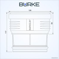 Фитинг Burke Восстановитель раструба 110/110 (серый)