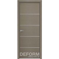 Межкомнатная дверь Юркас Deform H12 ДГ 90x200 (дуб французский серый)