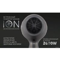 Фен Polaris PHD 2600ACi Salon Hair (серый)