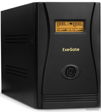 Источник бесперебойного питания ExeGate SpecialPro Smart LLB-2200.LCD.AVR.C13.RJ.USB