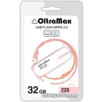 USB Flash OltraMax 220 32GB (розовый) [OM-32GB-220-Pink]